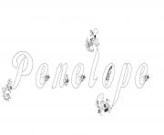 Coloriage Penelope