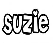 Coloriage Suzie