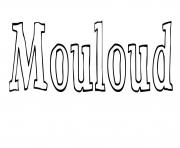 Coloriage Mouloud