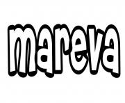 Coloriage Mareva