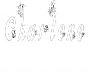 Coloriage Charlene