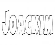 Coloriage Joackim