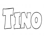 Coloriage Tino