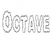 Coloriage Octave