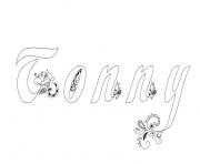 Coloriage Tonny