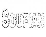 Coloriage Soufian