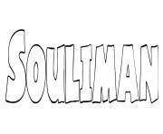 Coloriage Souliman