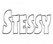 Coloriage Stessy