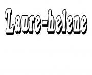 Coloriage Laure helene