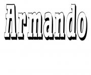 Coloriage Armando