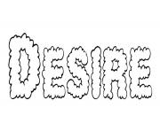 Coloriage Desire