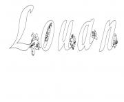 Coloriage Louan