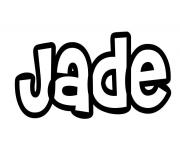 Coloriage Jade