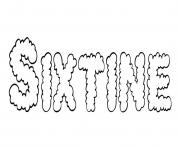 Coloriage Sixtine