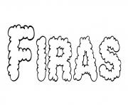 Coloriage Firas