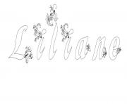 Coloriage Liliane