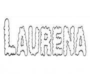 Coloriage Laurena