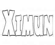 Coloriage Ximun