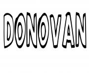 Coloriage Donovan