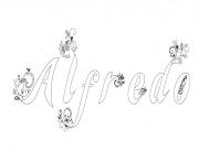 Coloriage Alfredo