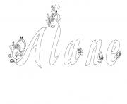 Coloriage Alane