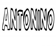 Coloriage Antonino