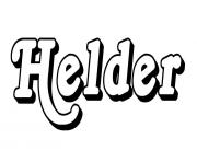 Coloriage Helder