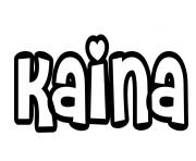 Coloriage Kaina