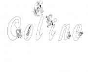 Coloriage Coline