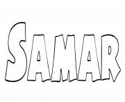 Coloriage Samar