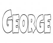 Coloriage George