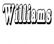 Coloriage Williams