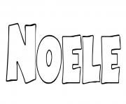 Coloriage Noele