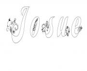 Coloriage Josue