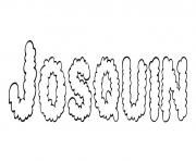 Coloriage Josquin