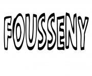 Coloriage Fousseny