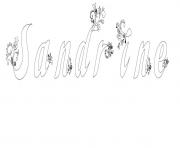 Coloriage Sandrine