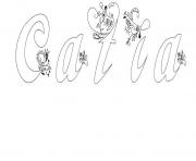 Coloriage Catia