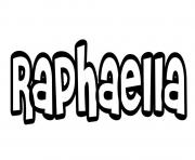 Coloriage Raphaella