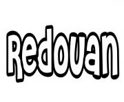 Coloriage Redouan