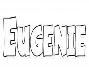 Coloriage Eugenie