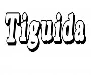 Coloriage Tiguida