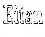 Coloriage Eitan