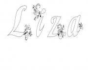 Coloriage Liza