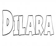 Coloriage Dilara