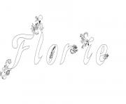 Coloriage Florie