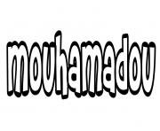 Coloriage Mouhamadou