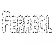 Coloriage Ferreol