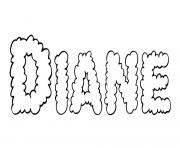 Coloriage Diane