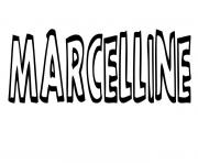 Coloriage Marcelline